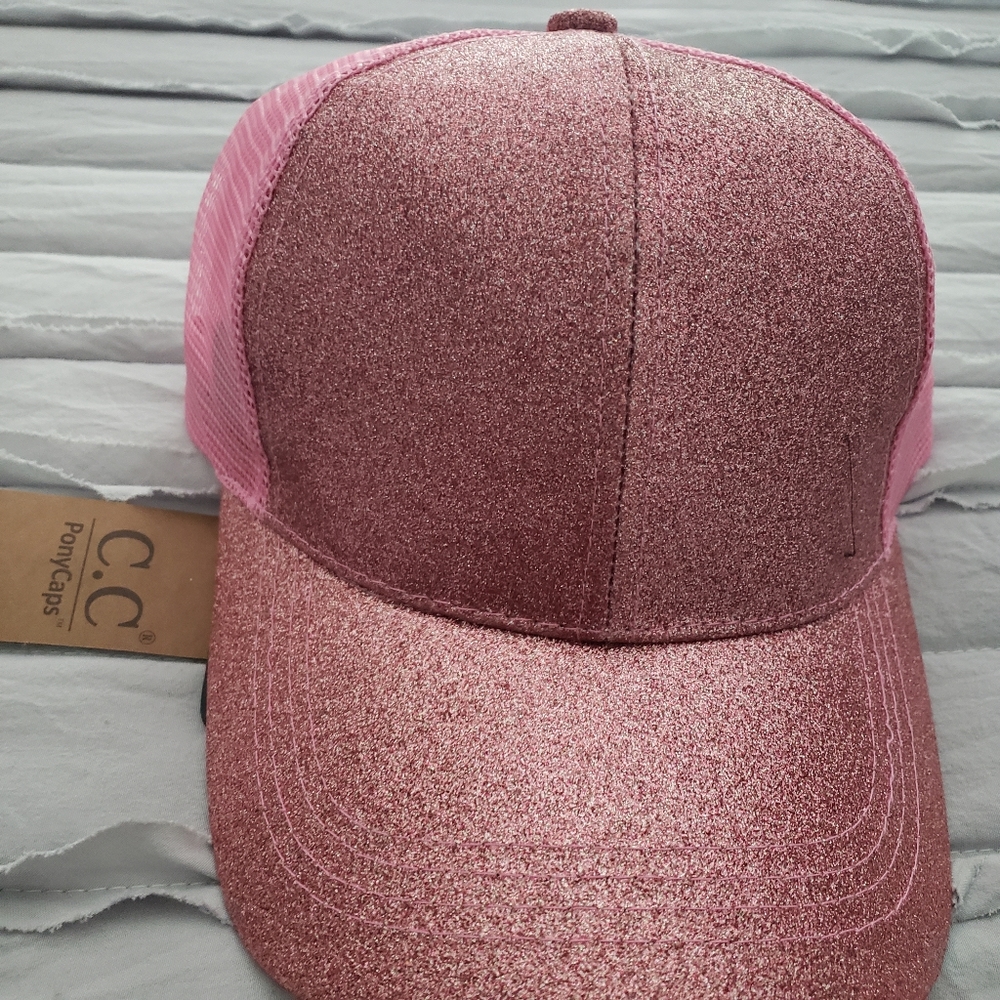 Pink C.C Pony Hat